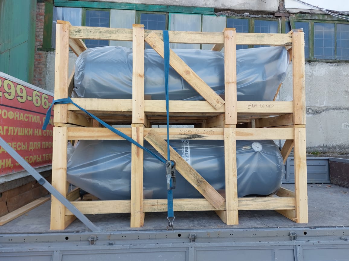 Отгрузка ресиверов REMEZA РВ 500.16.00 в г. Новосибирск