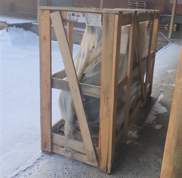 Отгрузка компрессора Remeza СБ4/Ф-500.LT100/16 дилеру в г. Екатеринбург