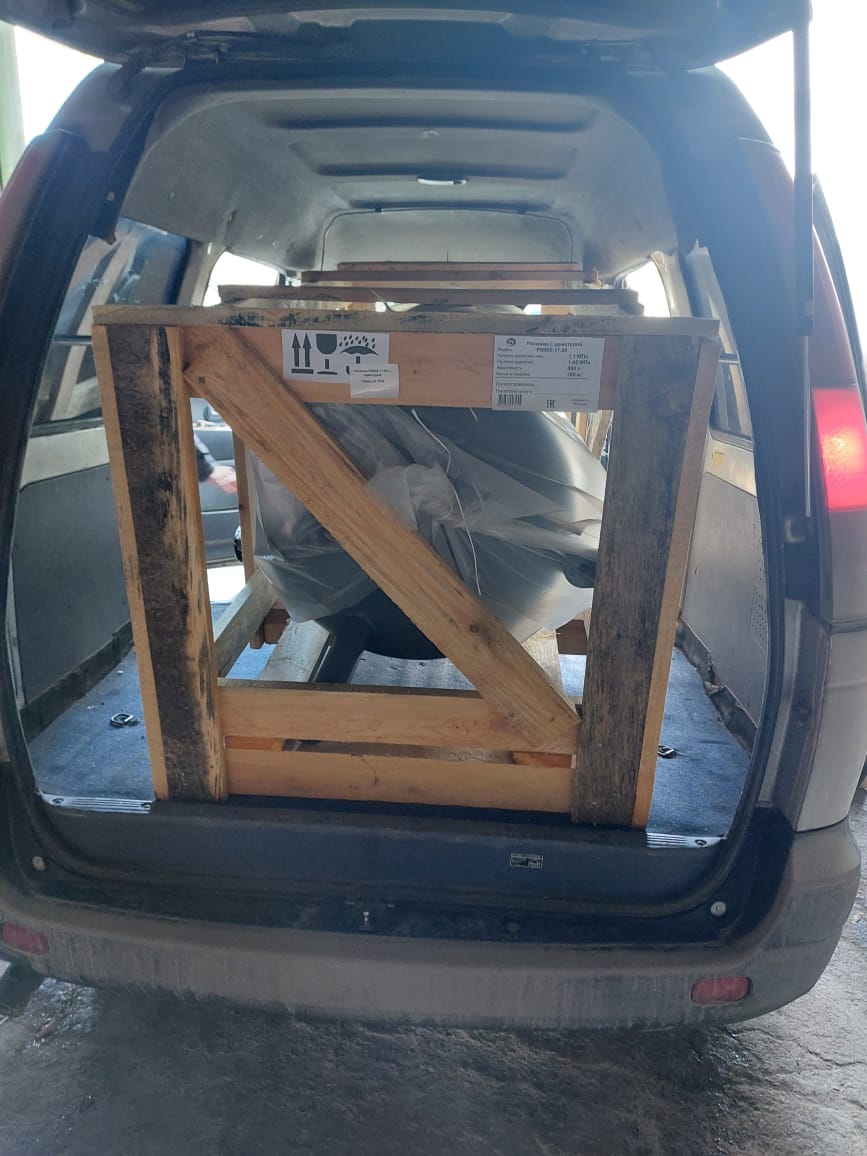 Отгрузка вертикального ресивера Remeza РВ 500.11.00 в г. Новосибирск